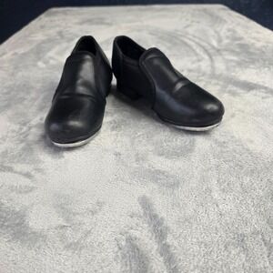 Weissman Slip On Style Tap Shoe Child Size 12cm ‎ Medium Black